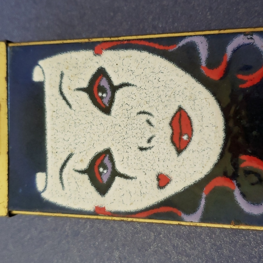 SOLD - Vintage flip top cigarette case - Picture 4 of 4